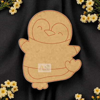 Penguins 15 MDF Cutout