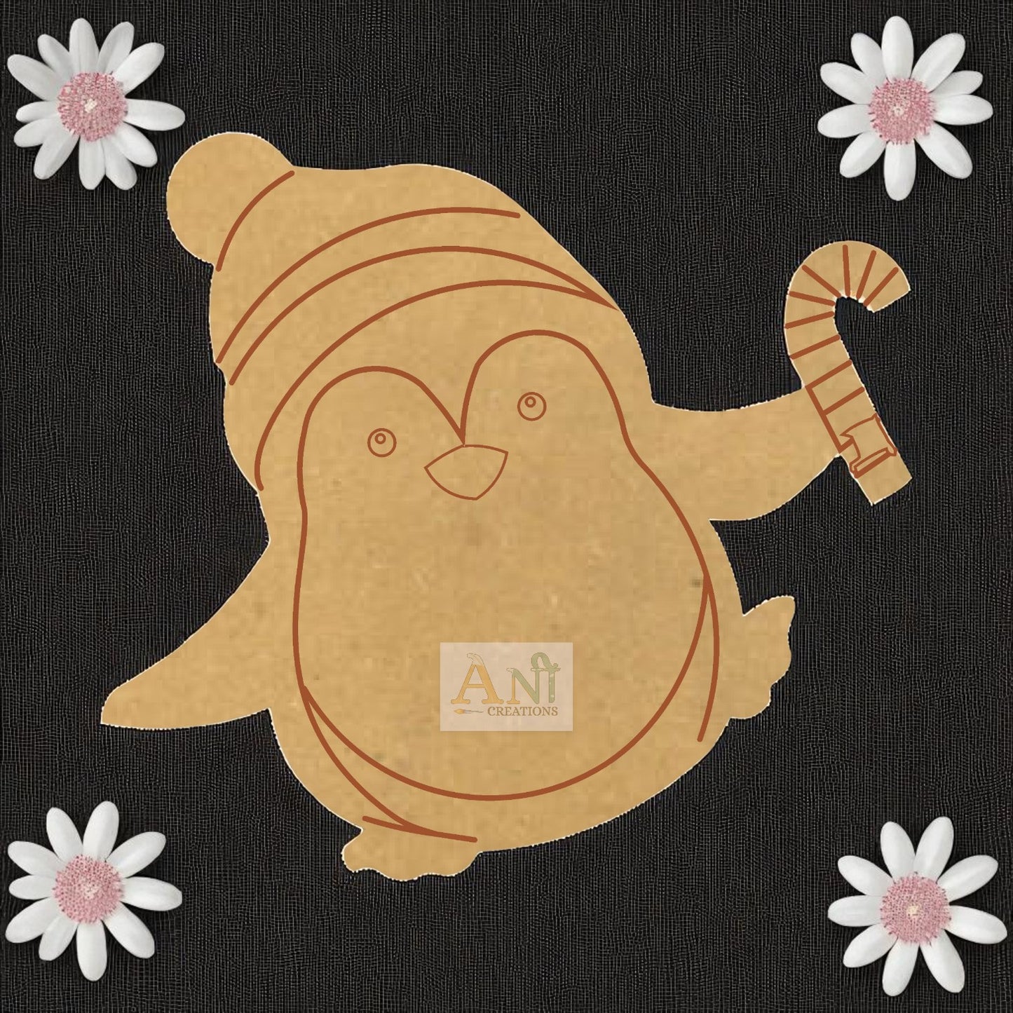 Penguins 17 MDF Cutout