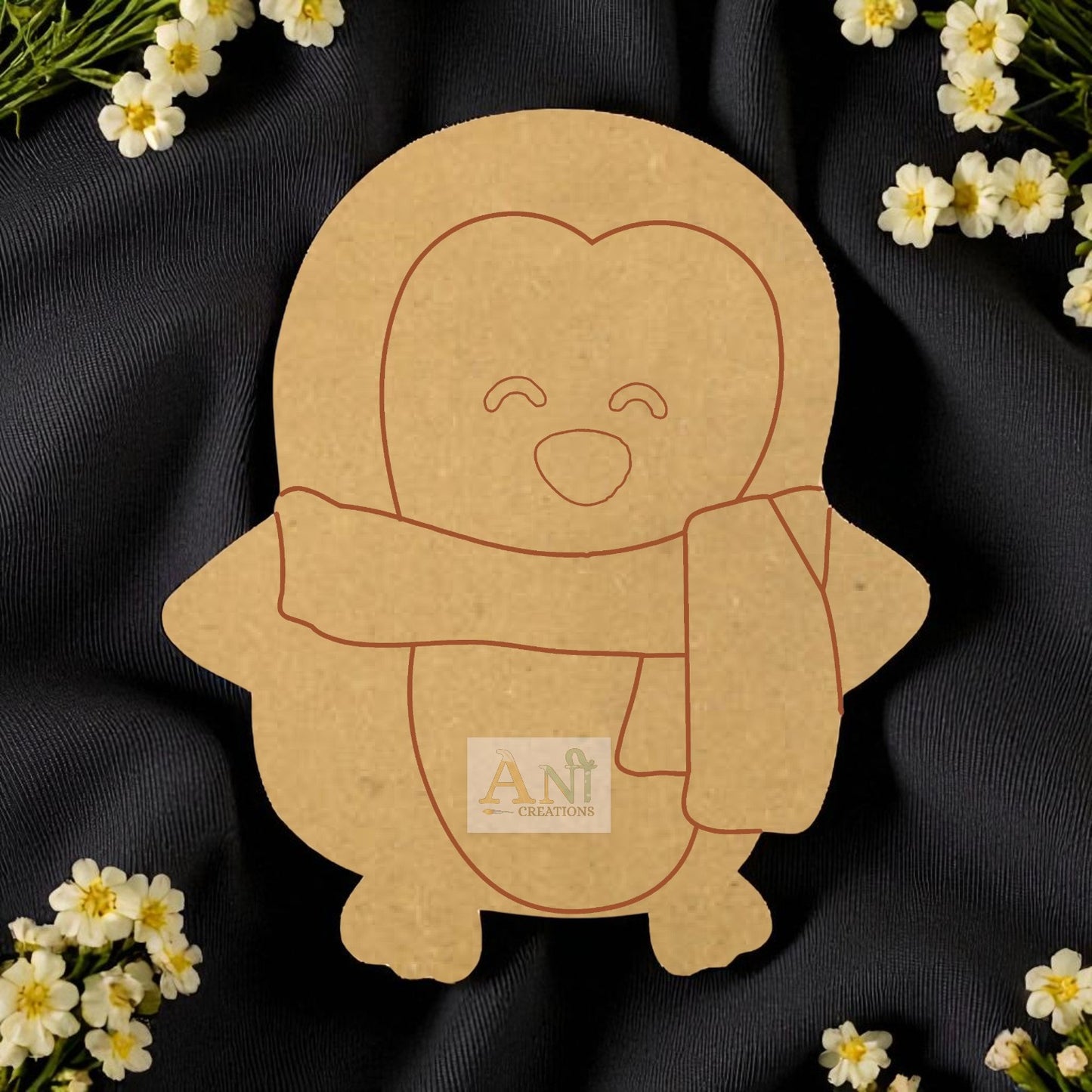 Penguins 9  MDF Cutout