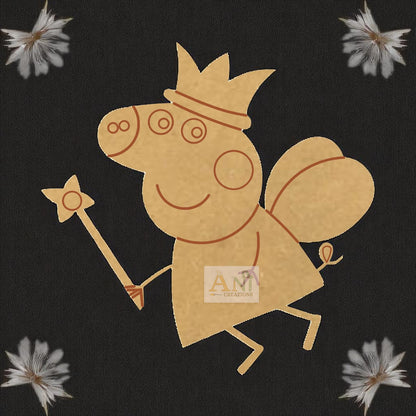 Peppa Pig 1  MDF Cutout