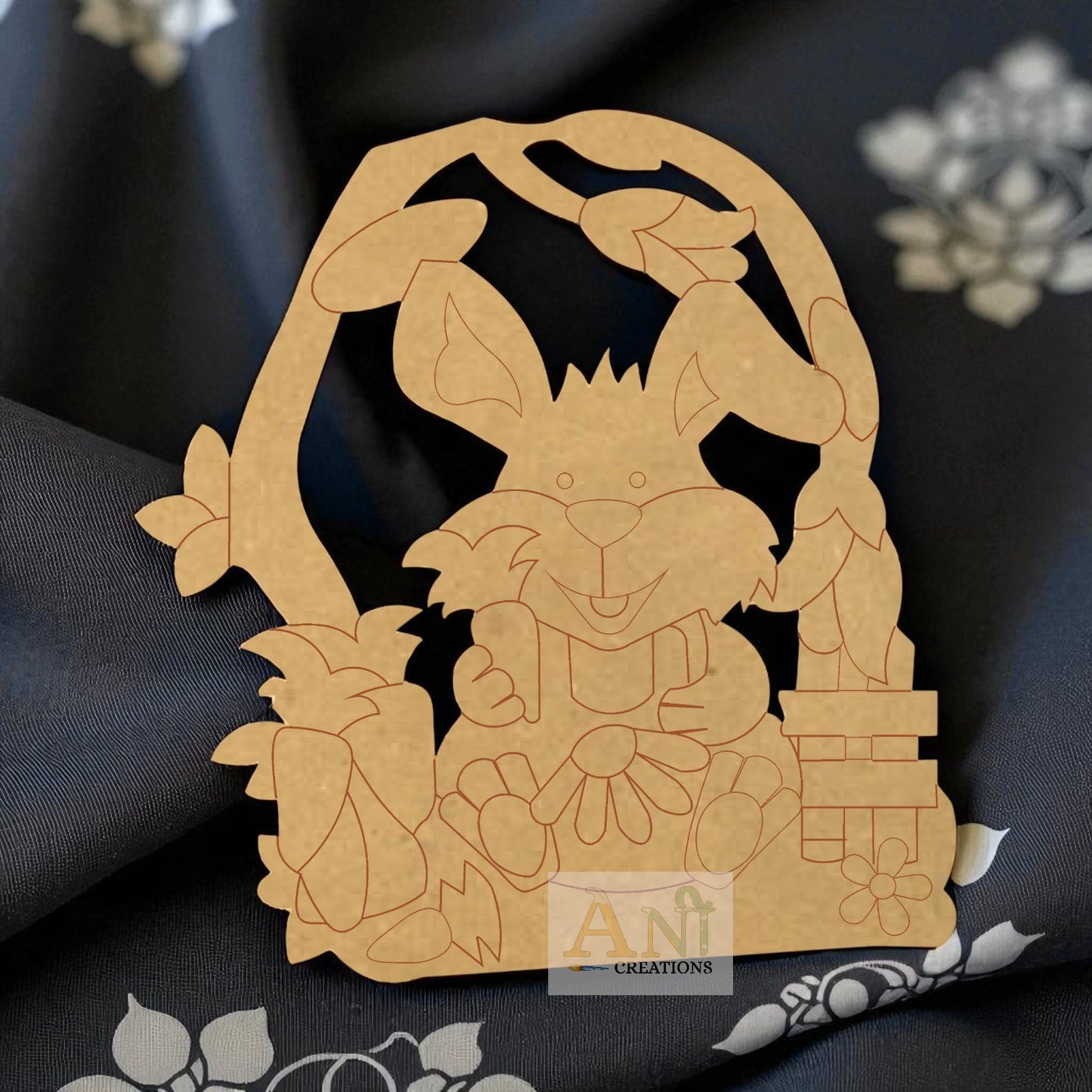 Rabbit 8  MDF Cutout