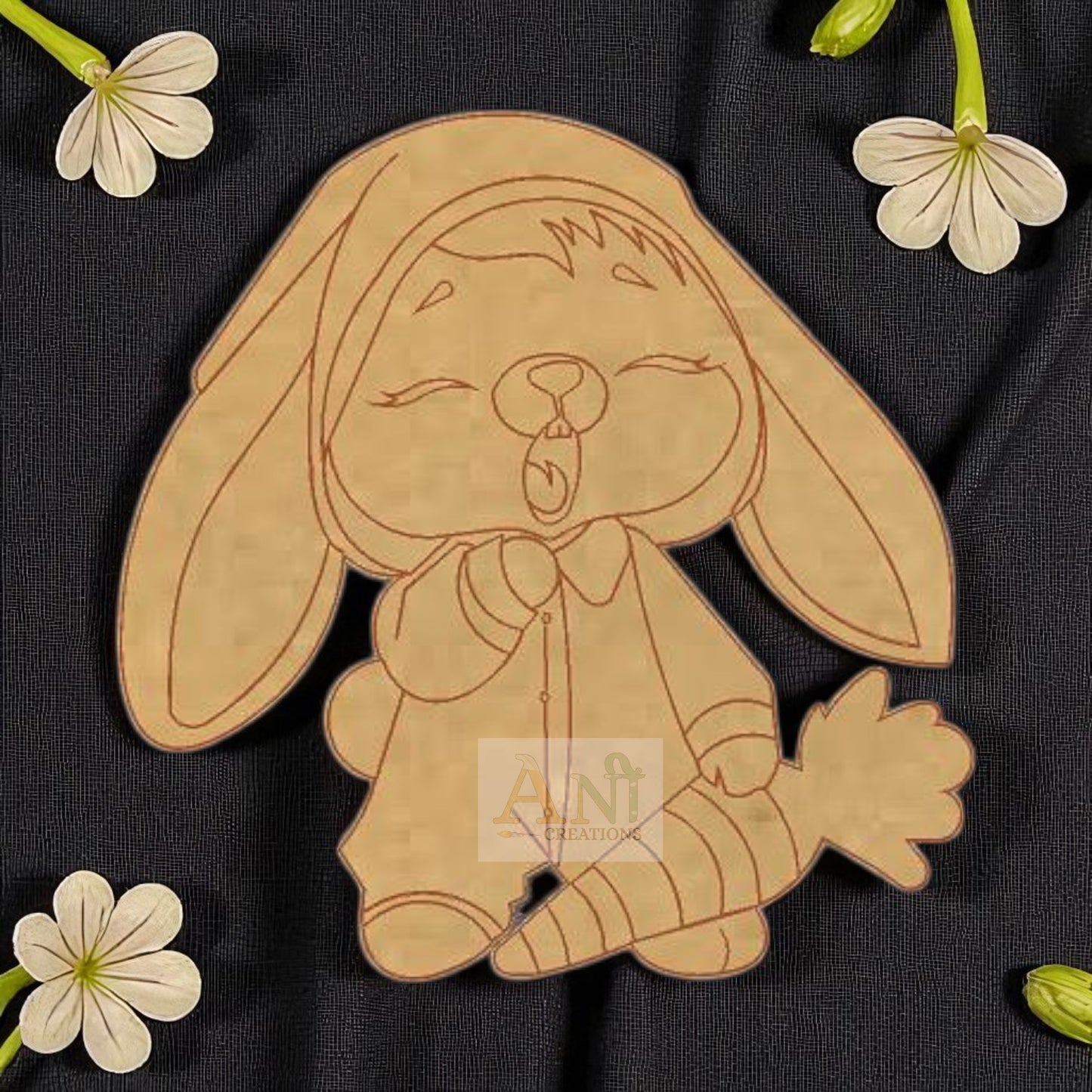 Rabbit 2  MDF Cutout