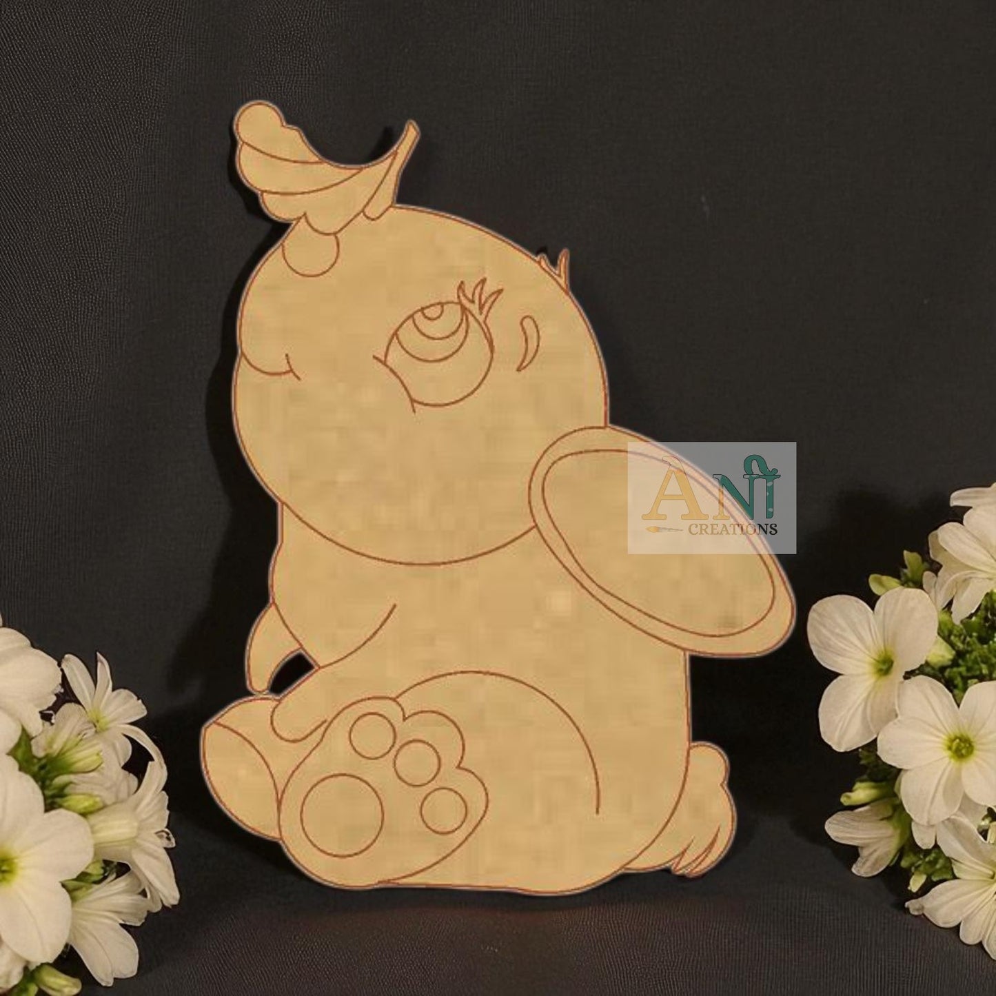 Rabbit 6  MDF Cutout