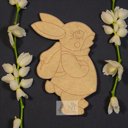 Rabbit 4  MDF Cutout