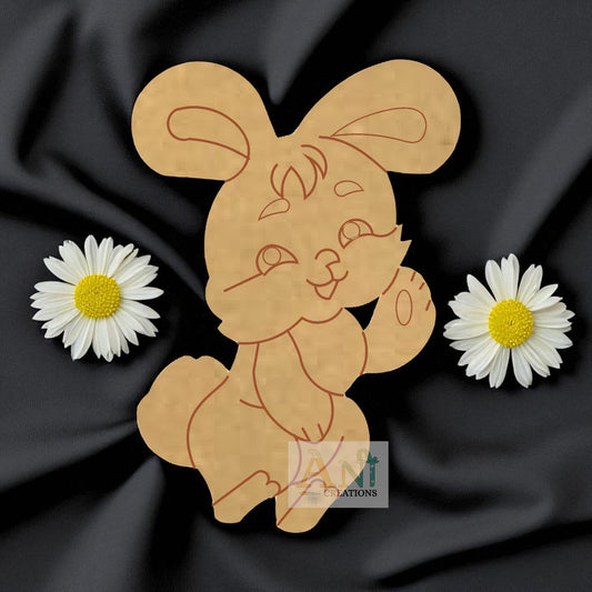 Rabbit 3  MDF Cutout