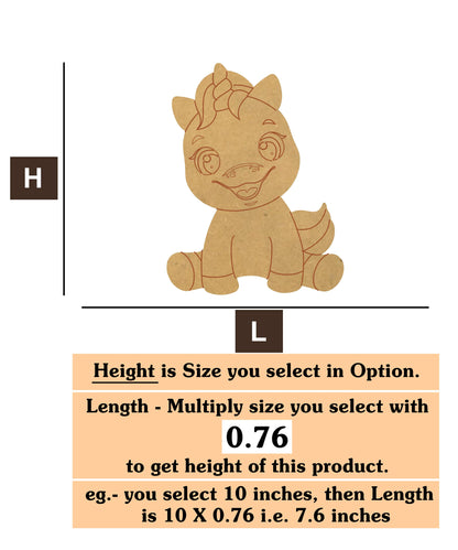 unicorn 9 MDF Cutout