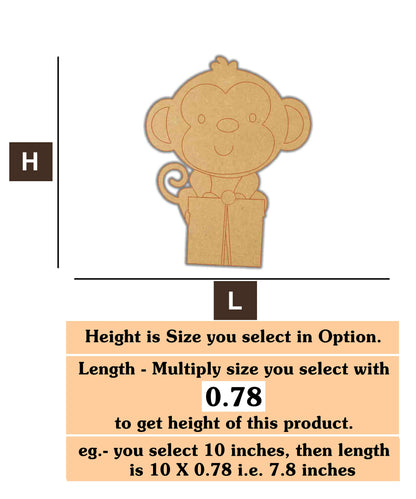 Monkey 1  MDF Cutout