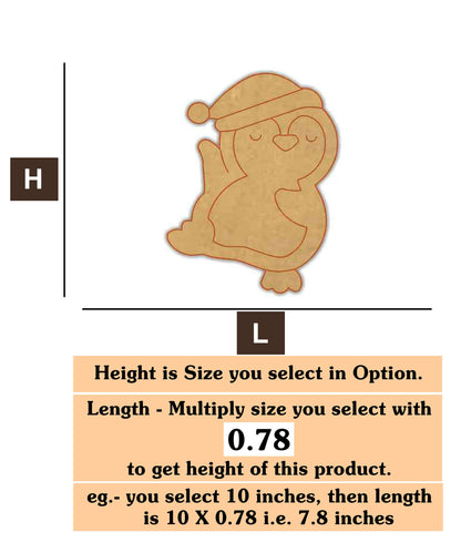 Penguins 6  MDF Cutout