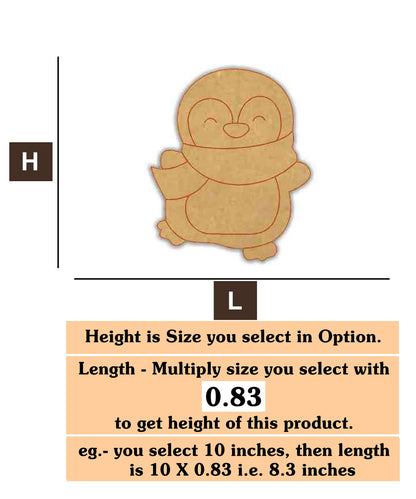 Penguins 13  MDF Cutout