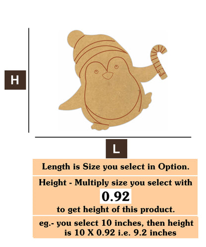 Penguins 17 MDF Cutout