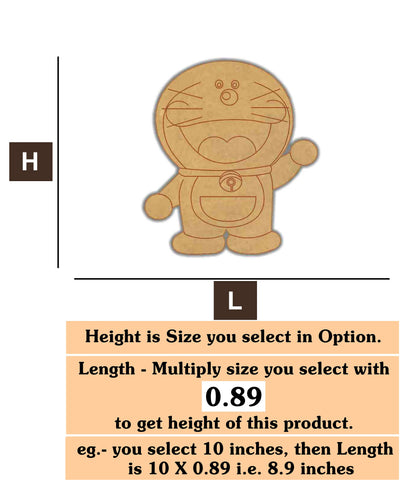 Doremon 2 MDF Cutout