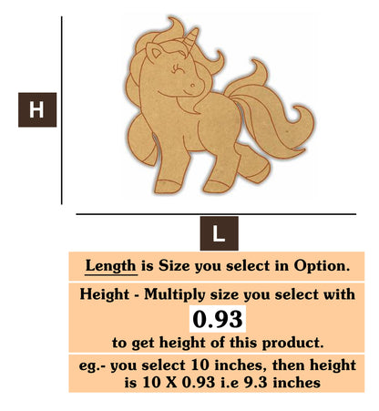 Unicorn 4 MDF Cutout