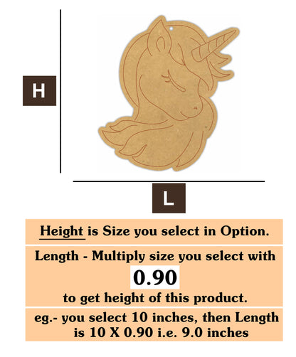 Unicorn 5 MDF Cutout