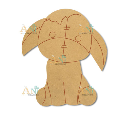 cartoon dog 3 MDF Cutout