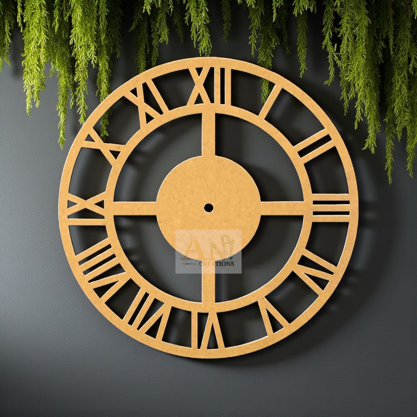 Designer clock 4 MDF Cutout