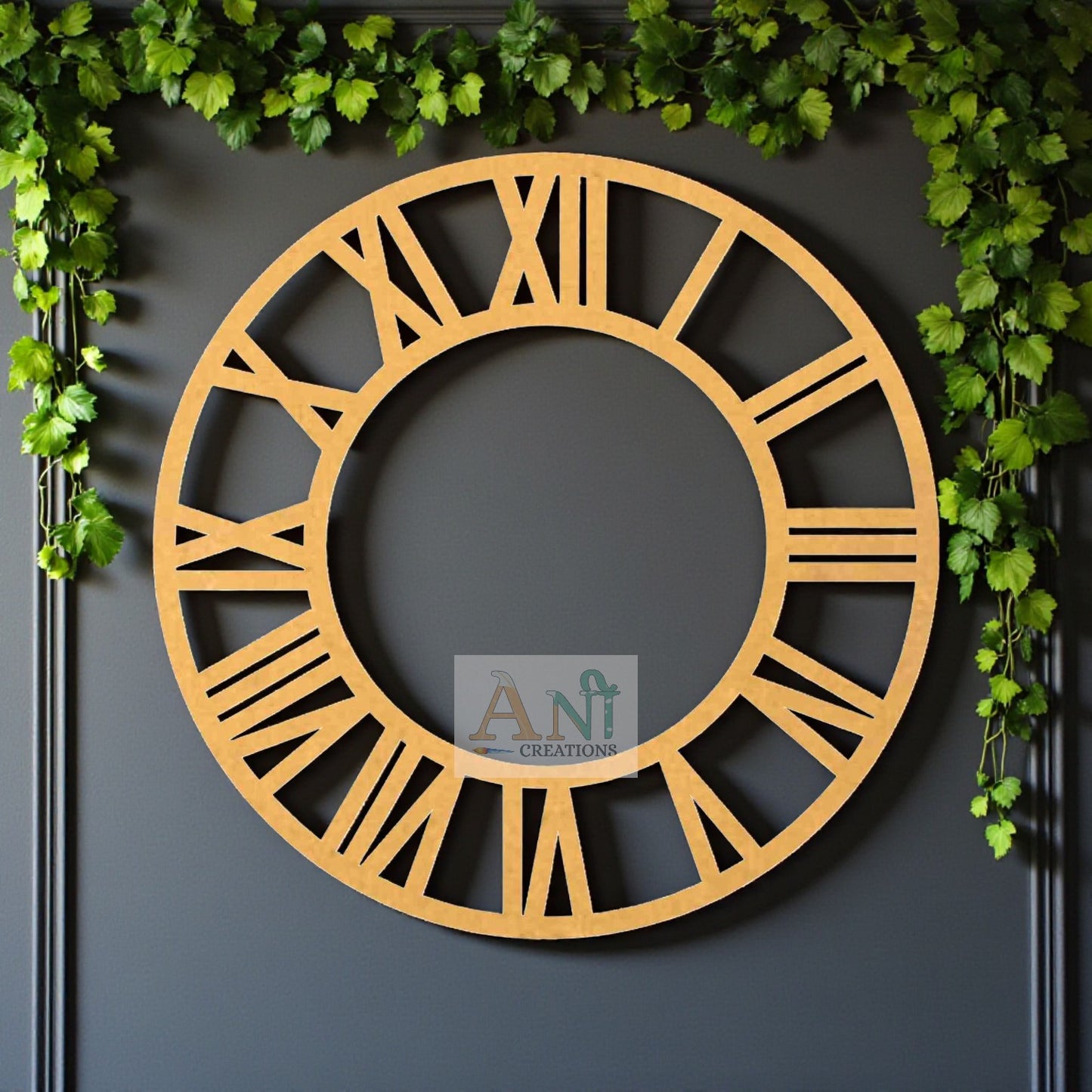 Designer clock 5 MDF Cutout