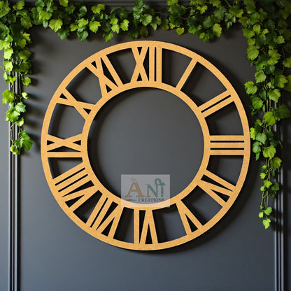 Designer clock 5 MDF Cutout