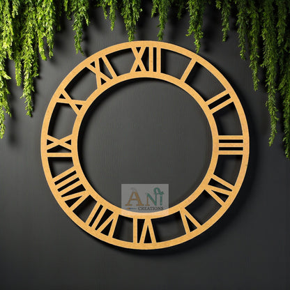 Designer clock 6 MDF Cutout