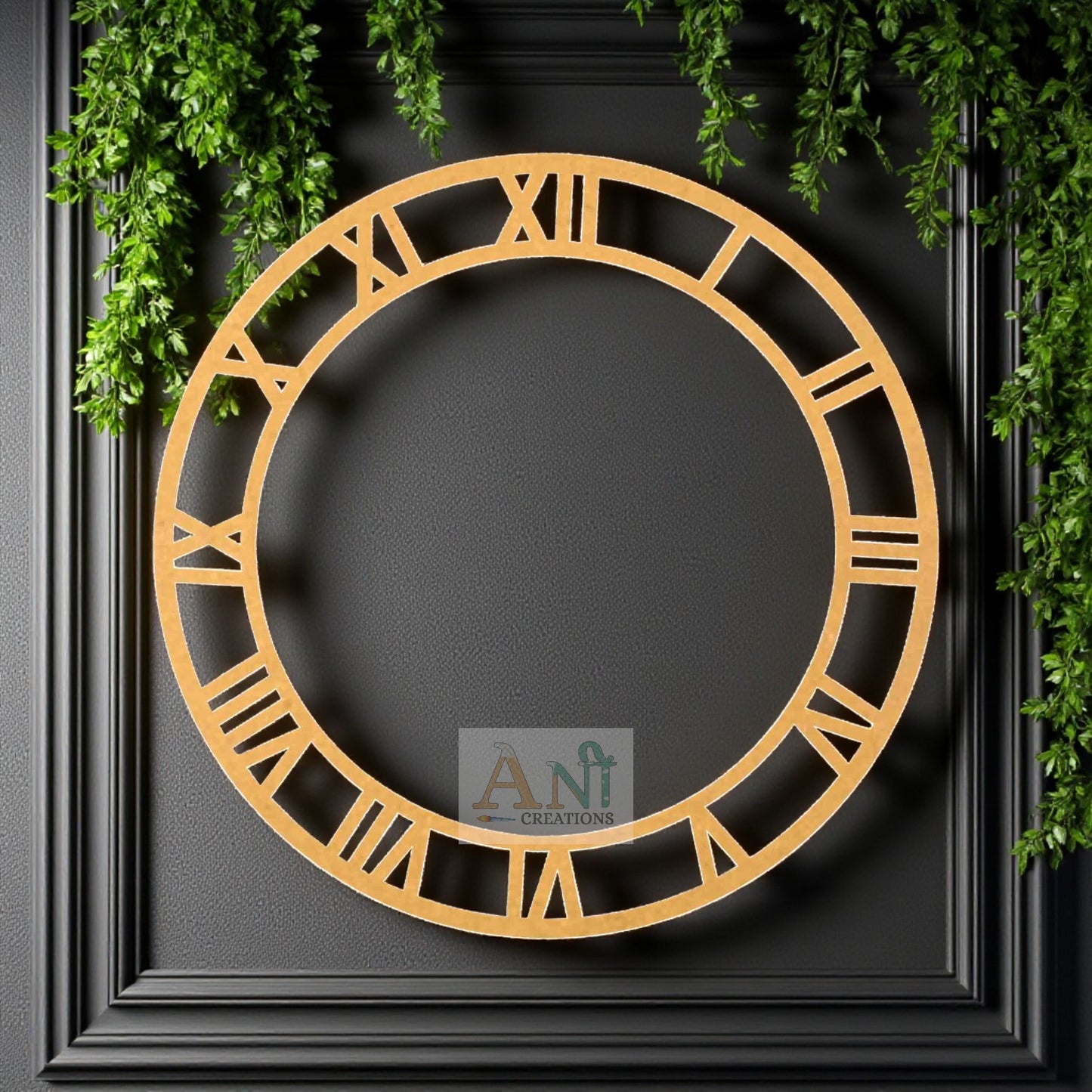 Designer clock 7 MDF Cutout