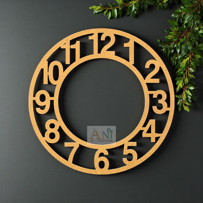 Designer clock 8 MDF Cutout