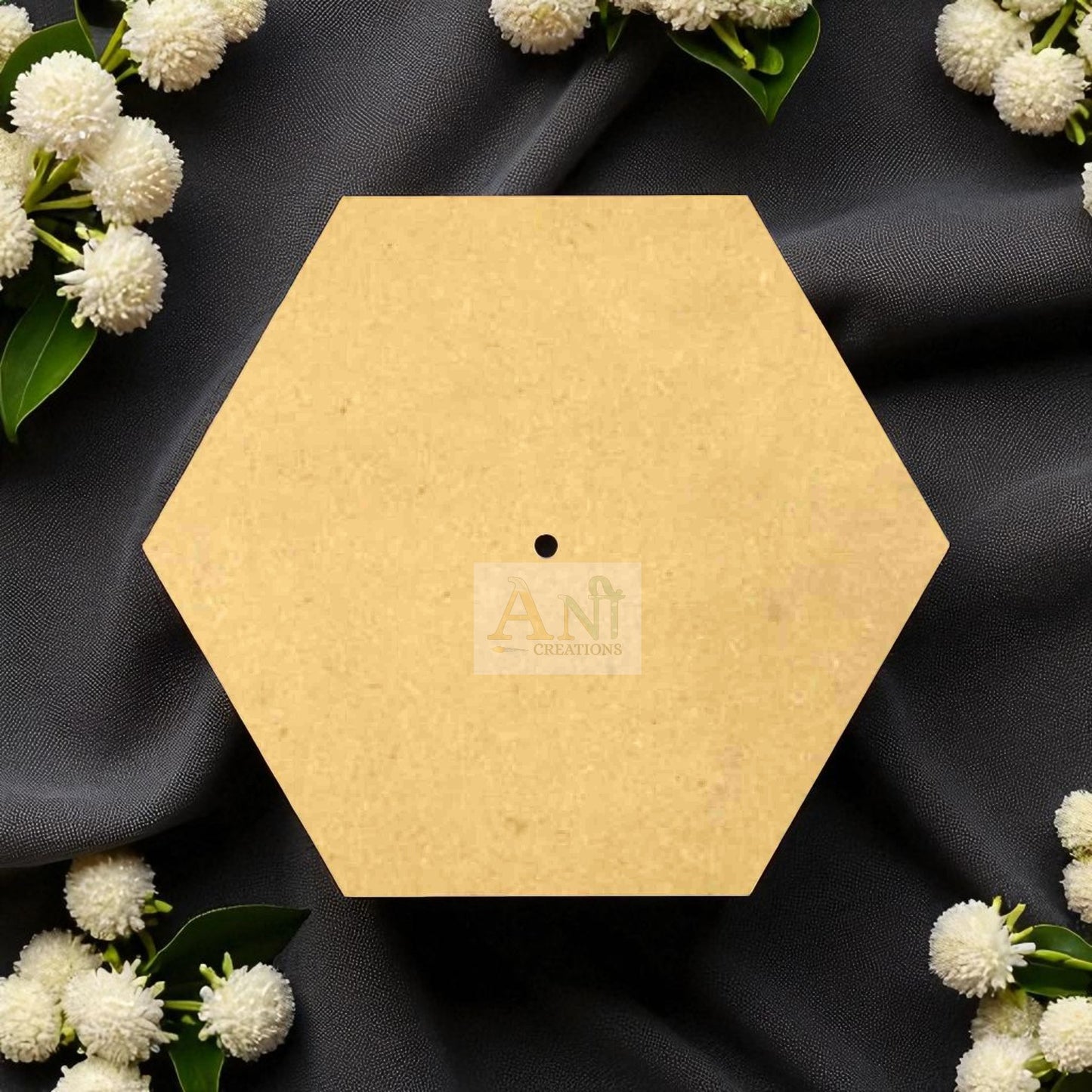 Hexagon MDF Clock Design
