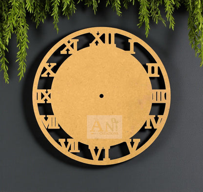 Designer clock 9 MDF Cutout