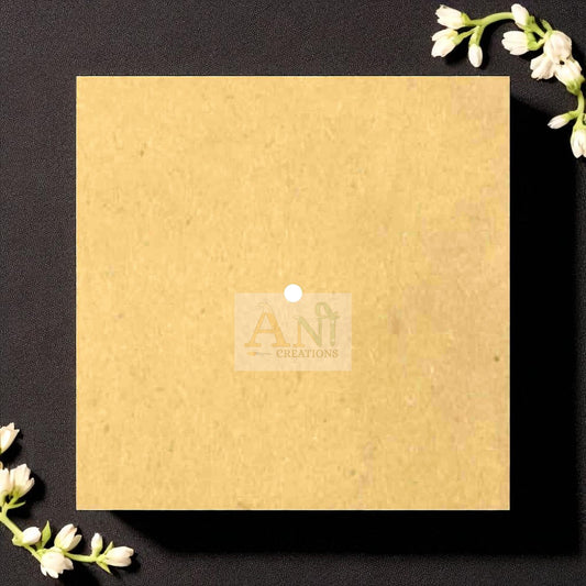 Square MDF Clock Design