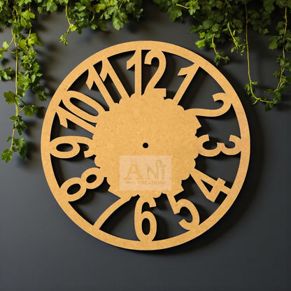 Designer clock 2 MDF Cutout