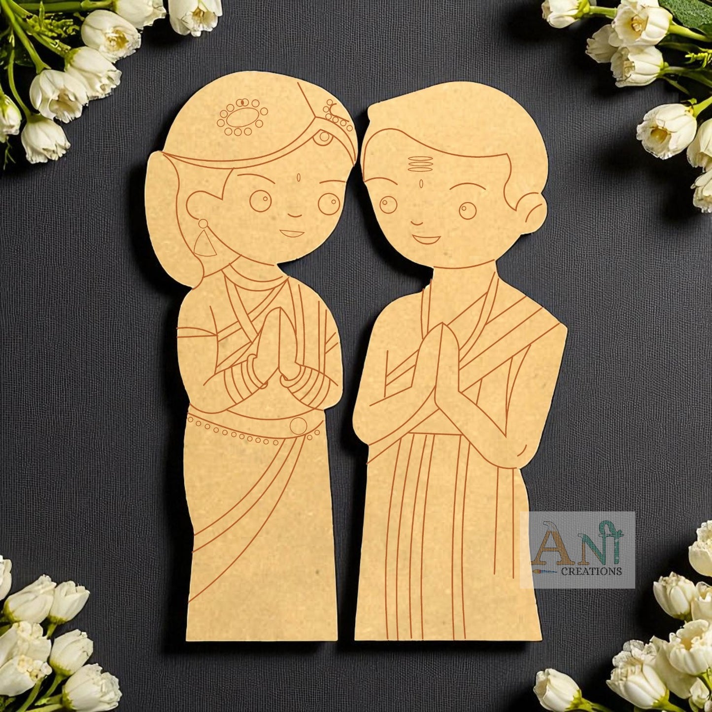 Couple 6  MDF Cutout