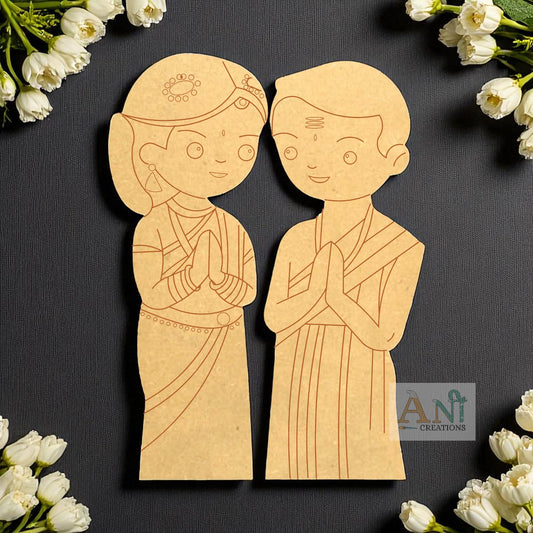 Couple 6  MDF Cutout