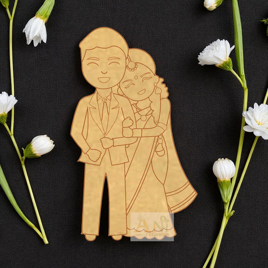 Couple 2  MDF Cutout