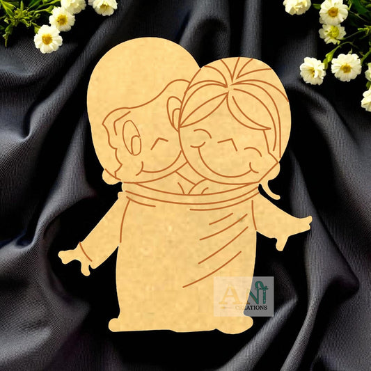 Couple 4  MDF Cutout