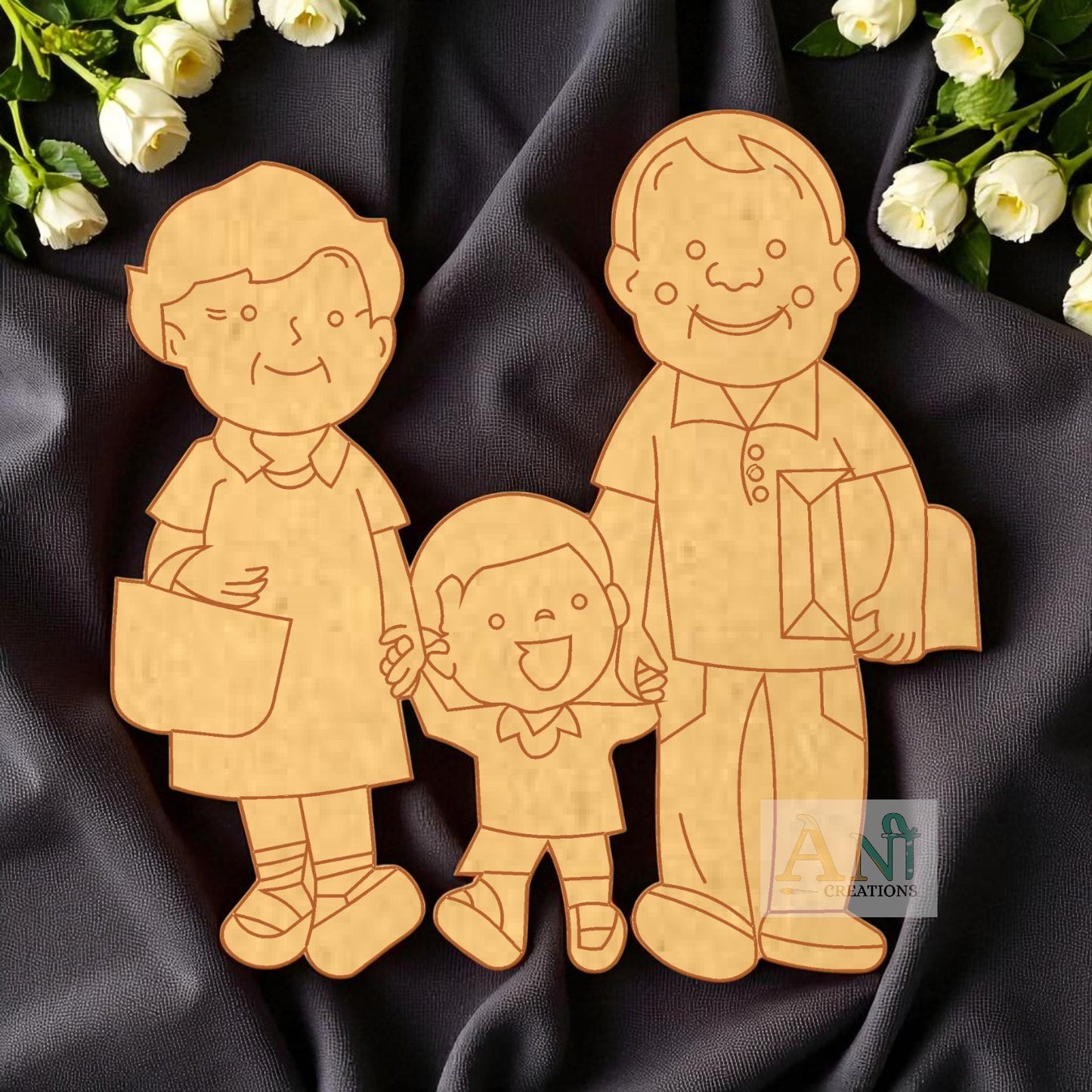 Family  5  MDF Cutout
