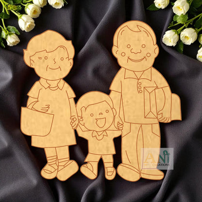 Family  5  MDF Cutout