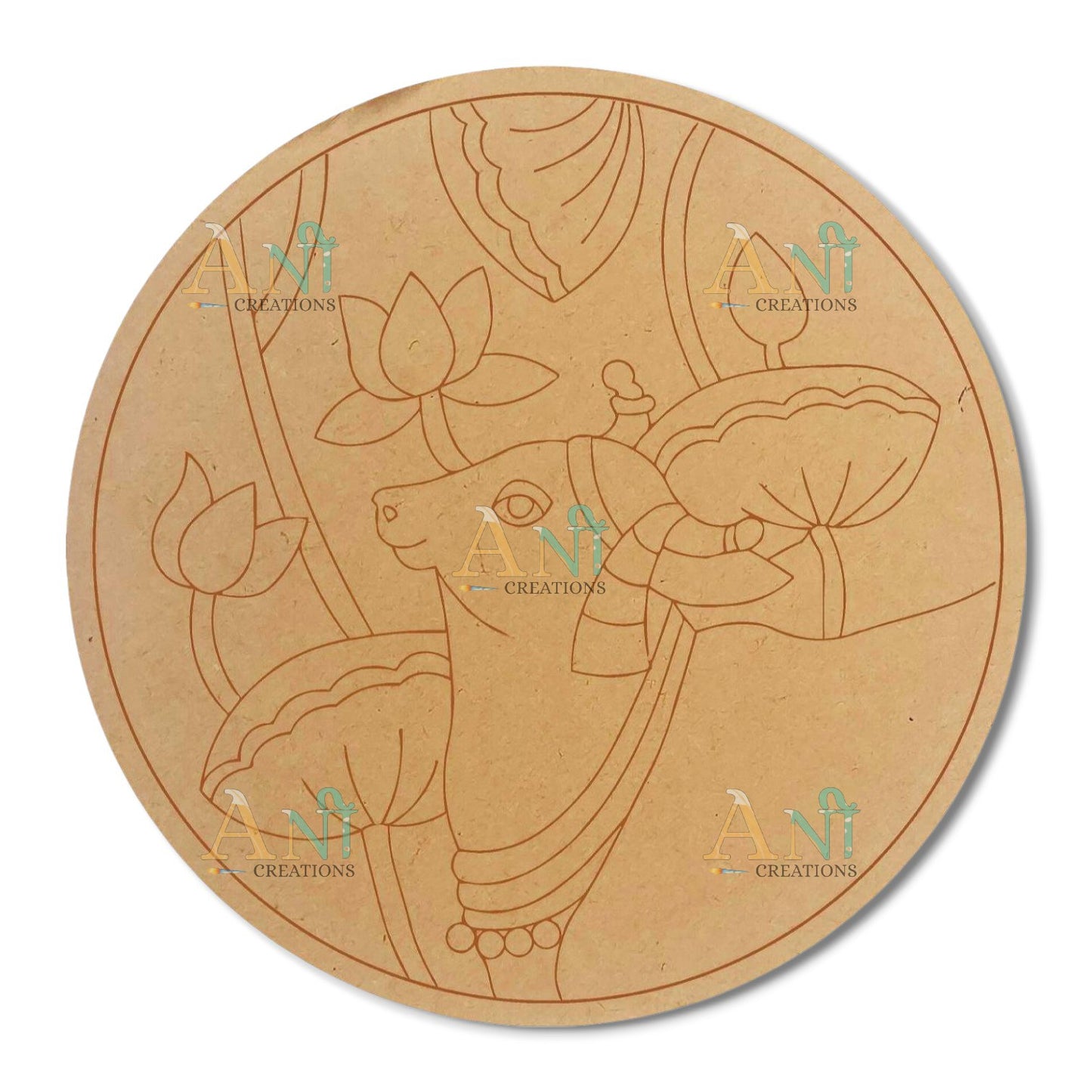 Cow 10 MDF Premarked