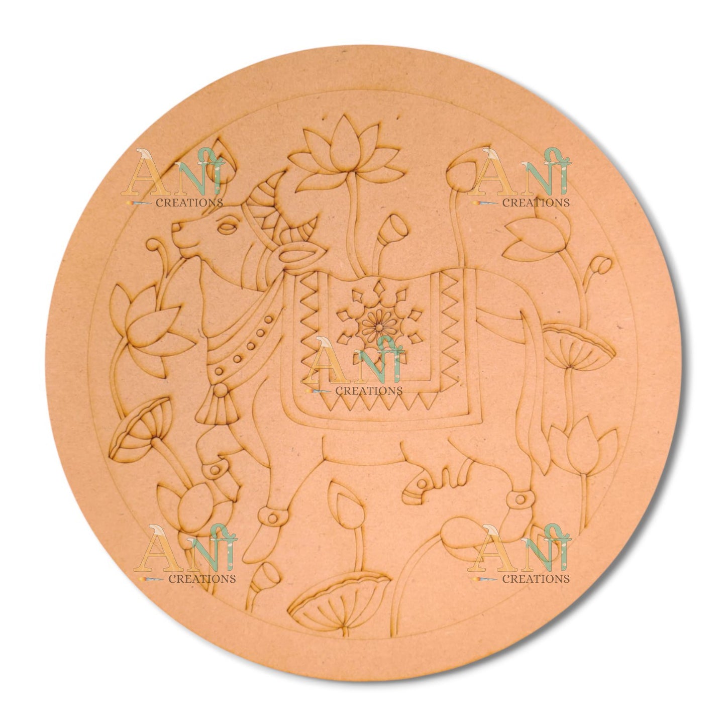 Cow 12 MDF Premarked