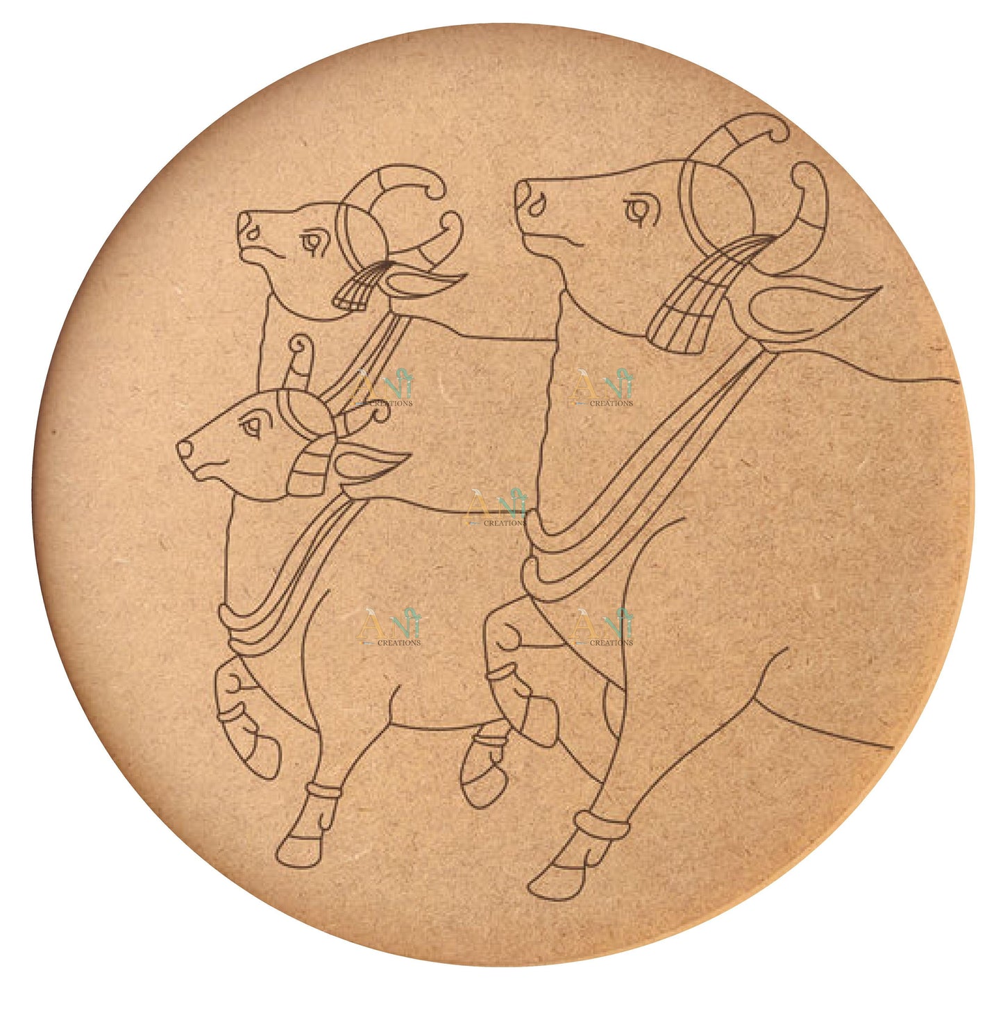 Cow 13 MDF Premarked