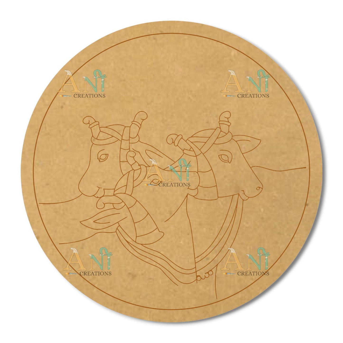 Cow 14 MDF Premarked