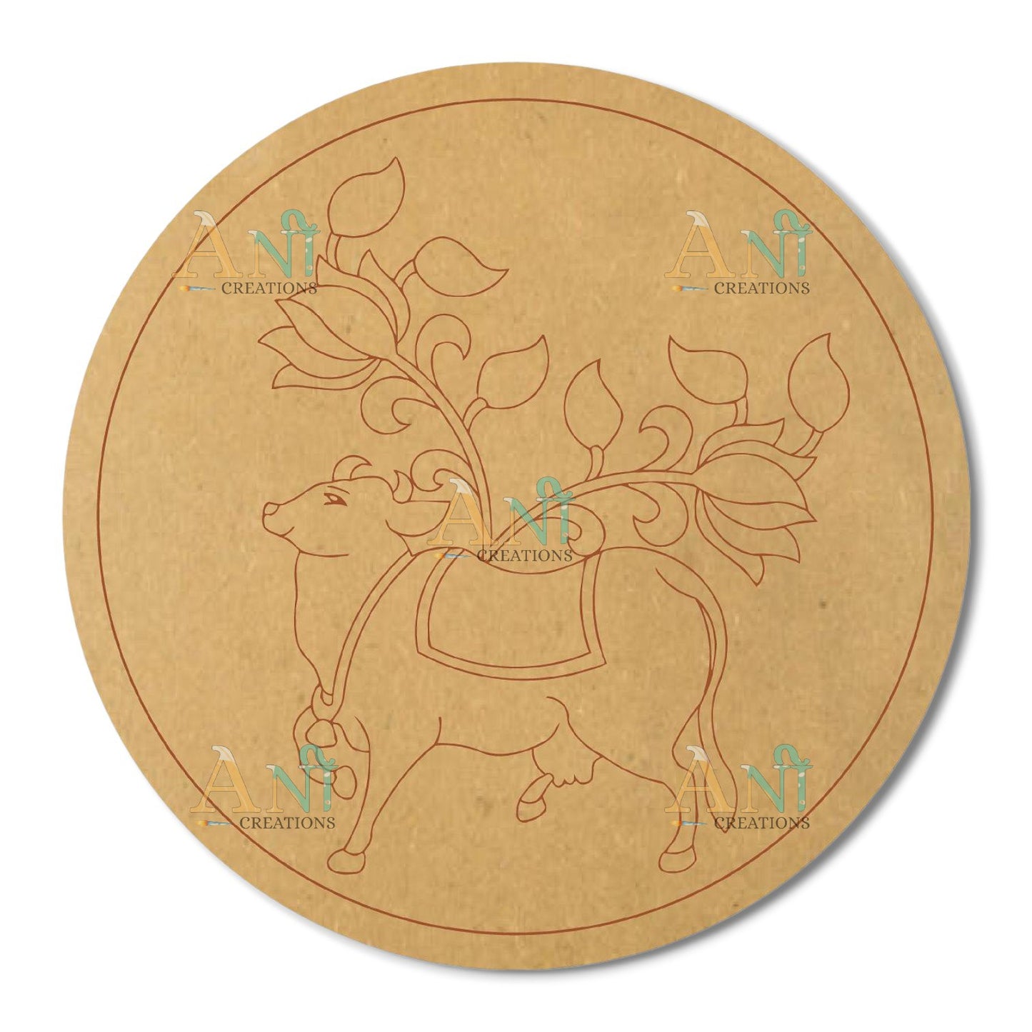 Cow 7 MDF Premarked