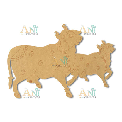 Cow calf MDF Cutout
