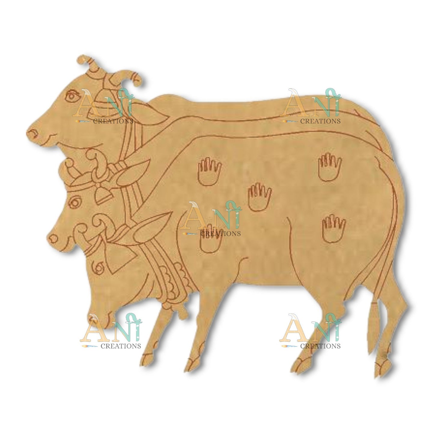 Cow cutout 2 MDF Cutout