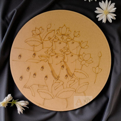 Cow 11 MDF Premarked