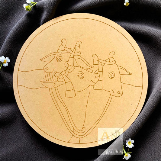 Cow 14 MDF Premarked