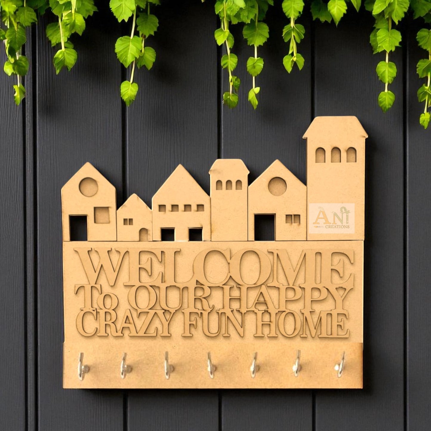 3D  Keyholder MDF cutout 6