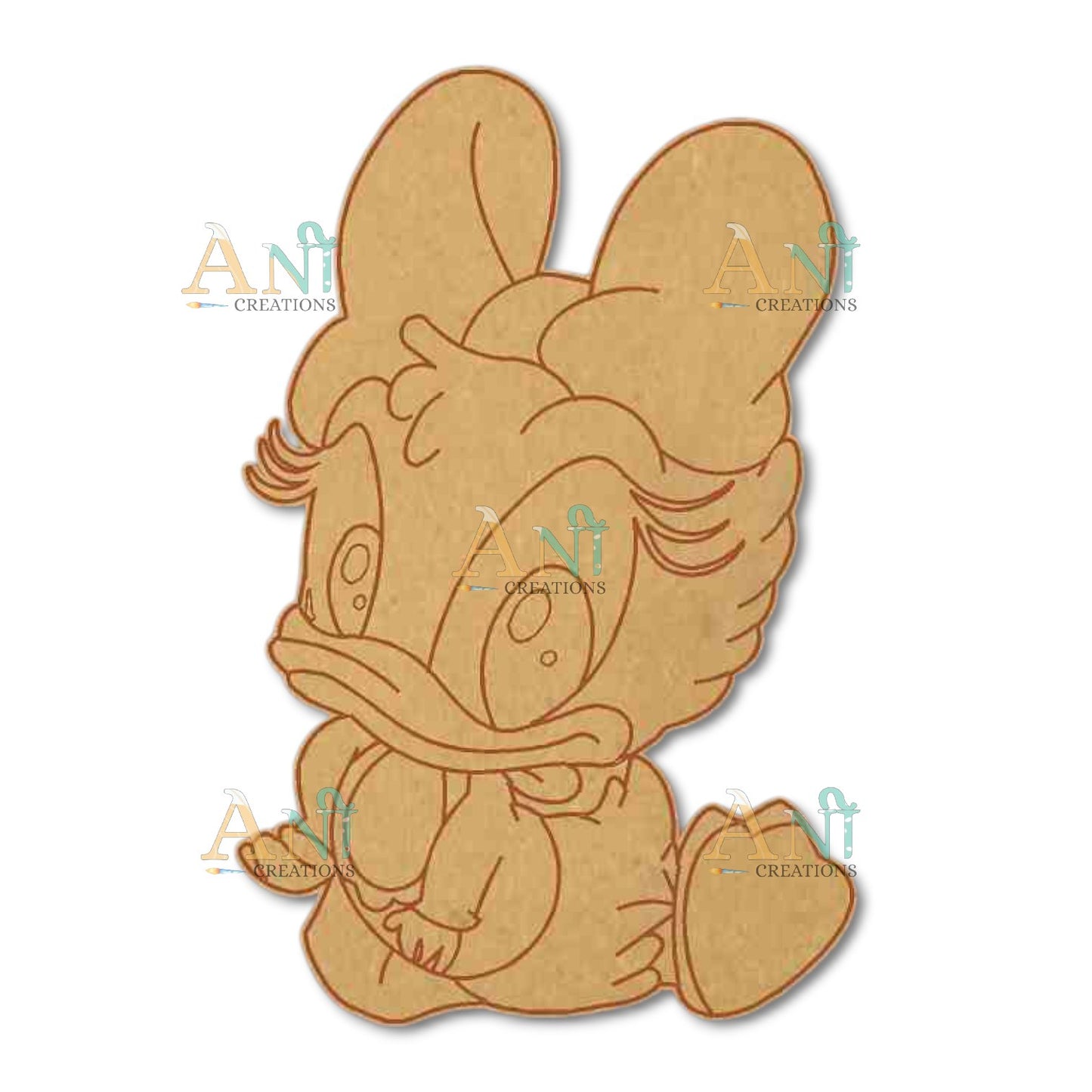 donald duck 3 MDF Cutout