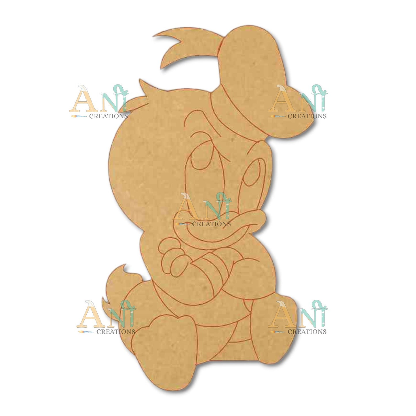 donald duck 4 MDF Cutout