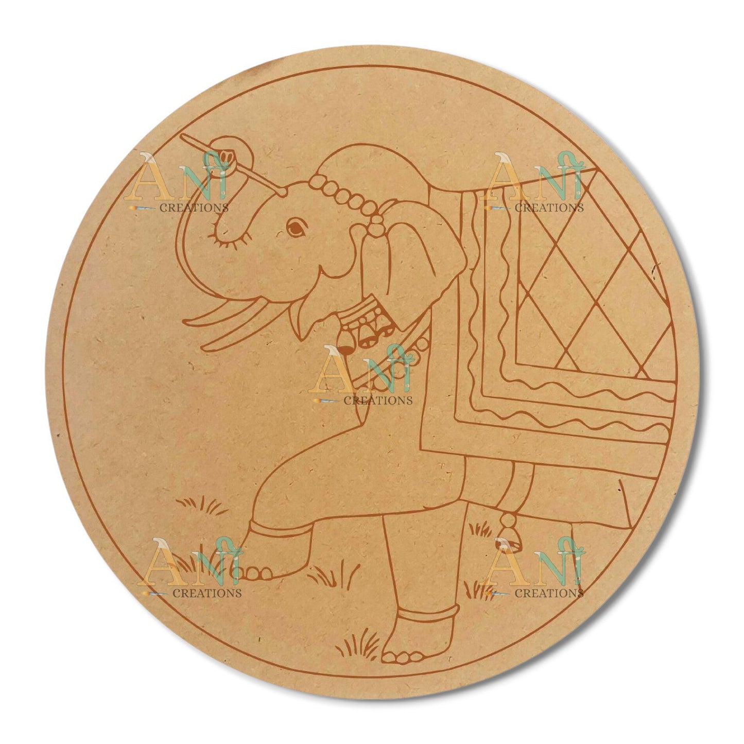 Elephant 1 MDF Premarked