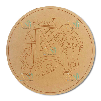 Elephant 2 MDF Premarked