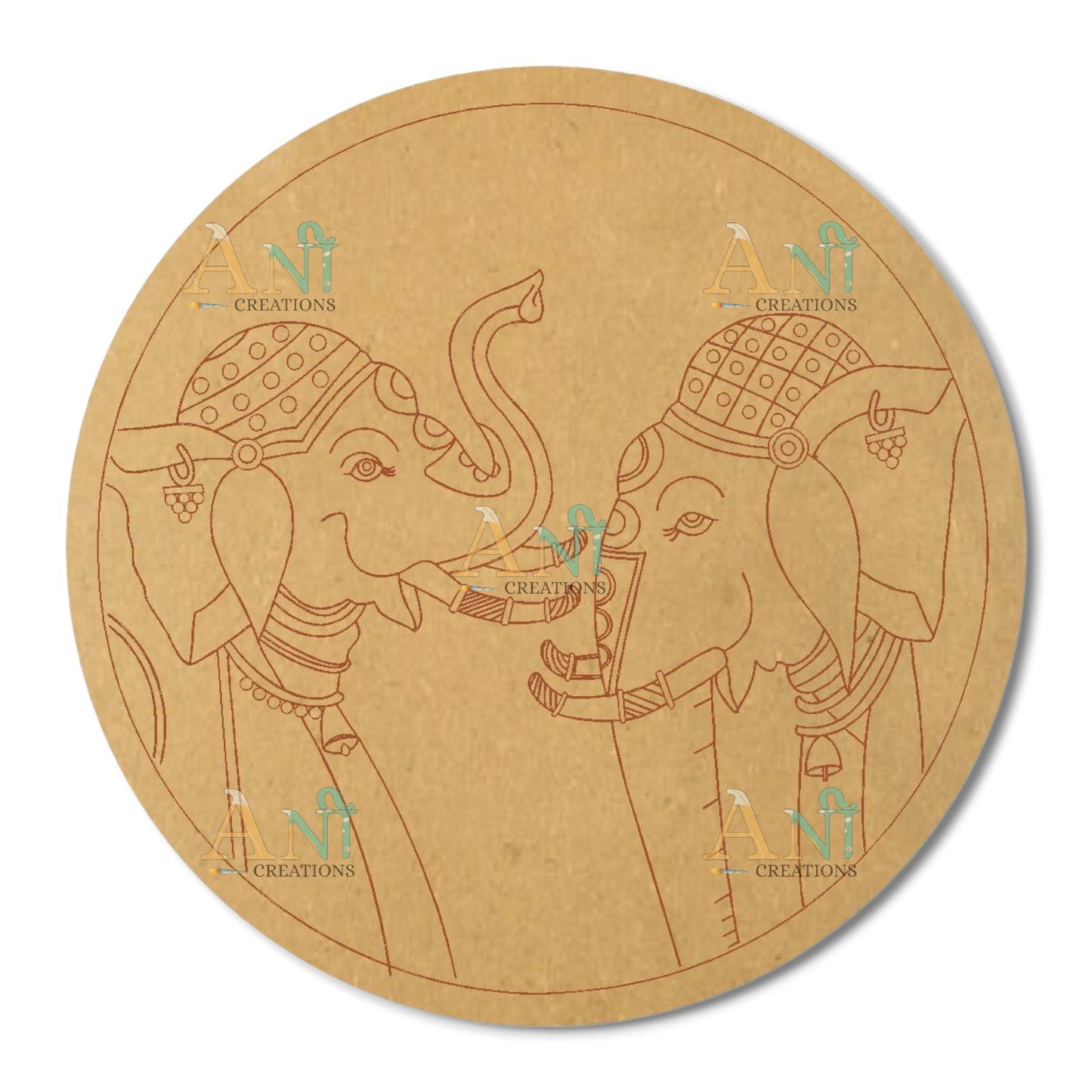 Elephant 4 MDF Premarked