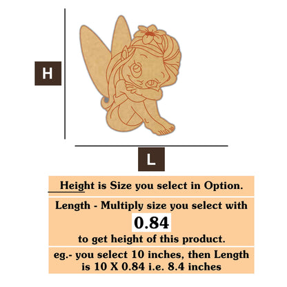 Fairy 02 MDF Cutout